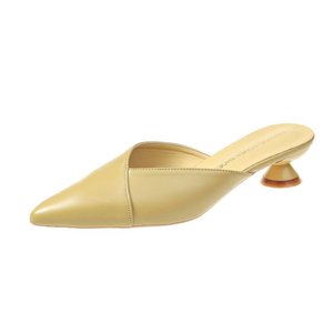 Stazione europeo di estate nuovo Baotou pantofole con bassi pantofole con le scarpe a punta pantofole - Product Image 3