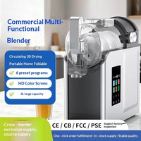 Máquina de Helados Eléctrica de Acero Inoxidable, Totalmente Automática, para el Hogar, Máquina de Hielo Raspado, 2L, 6kg/min, Ecológica, Portátil, Clase A+