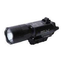 Lampe de poche tactique à faisceau long 20mm illuminateur lumière stroboscopique forte
