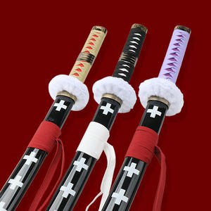 <span class=keywords><strong>Roronoa</strong></span> <span class=keywords><strong>Zoro</strong></span> 80 cm <span class=keywords><strong>Katana</strong></span> Rouge du Docteur, Accessoire de Cosplay avec Étui, Idéal pour les Conventions d'Halloween et les Collectionneurs d'Anime - Product Image 4