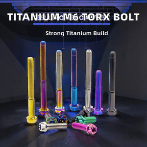 Tornillos de cabeza de hongo Torx internos y externos de aleación de titanio M6 para motocicleta, clase 10, rosca UNC, para motor superior - Product Image 2