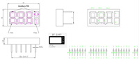 Module de contrôle de température à affichage LED à 7 segments personnalisable professionnel, module numérique à 3 chiffres pour kit de thermostat industriel