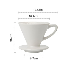 Modern Design Hand Brew Coffee Pot <b>Set</b> with for V60 Filter <b>Cup</b> Home Ceramic Sharing Pot-Direct Manufacturer Order - Product Image 3