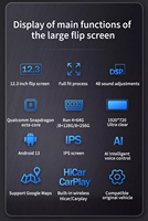 Radio GPS Android con Pantalla Curva IPS Qualcomm de 12.3 Pulgadas para Land Rover Sport, 8 Núcleos, CarPlay, DSP, 1920x720