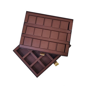 लक्जरी डबल दराज पेपर मैकरॉन बॉक्स पुनर्नवीनीकरण सामग्री अनुकूलन योग्य फूल चॉकलेट उपहार बॉक्स बिस्किट भोजन के लिए एम्बॉसिंग - Product Image 3