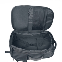 Sac à dos de voyage avec sangles de compression, poignée réglable, ceinture de taille, sac à linge, fermetures éclair étanches