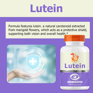 Complément de luteïne en gélules molles personnalisé par le fabricant, soutient la fonction visuelle, aide à filtrer la lumière bleue nocive avec des gélules de luteïne - Product Image 6