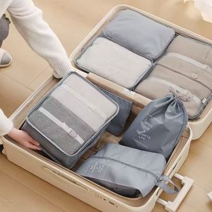 Travel <b>Storage</b> Bag Set Luggage Clothes Sorting Organizer Bag Package <b>Cubes</b> Sets - Product Image 2
