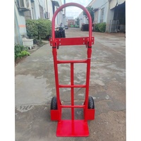 Carretilla de Plataforma Multifuncional de Alta Resistencia con Ruedas de 10 Pulgadas, Capacidad de Carga de 200 kg, Construcción de Hierro, Carro Silencioso para Uso en Almacenes