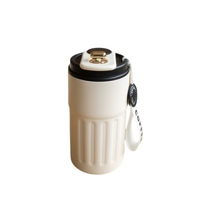 Termo para Café de 350 ml, Taza de Viaje Aislada de Acero Inoxidable con Tapa y Correa para Uso Diario - Product Image 5