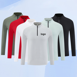 Camiseta Deportiva Unisex de Manga Larga con Cierre de Cremallera, Personalizable con Logotipo, Nombre y Número, para Golf, Running, Entrenamiento y Actividades al Aire Libre - Product Image 3