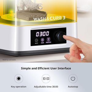 Estación de Lavado y Curado Anycubic 3.0, Nueva, Totalmente Automática, 217x216x310mm, Equipo de Postprocesamiento para Impresoras 3D de Resina - Product Image 4