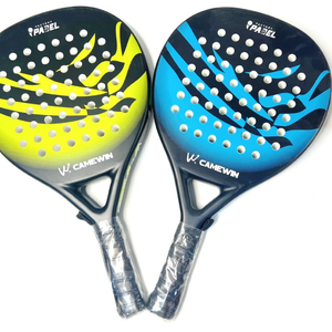 Fábrica al por mayor OEM diseño personalizado fibra de carbono + espuma EVA raqueta de tenis pádel - Product Image 3