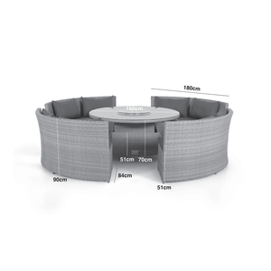 Stool round <b>Table</b> Suit Outdoor Dining round Outdoor Furniture Round Rattan Dining Set with <b>Rising</b> <b>Table</b> - Product Image 4