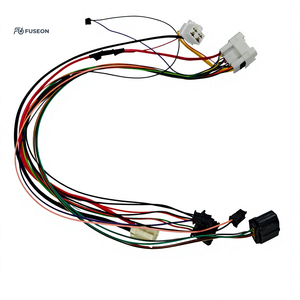 Faisceau de câblage de transmission pour châssis automobile, connecteur gris-blanc, faisceau de câblage personnalisé multi-branches, OEM 12V 24V - Product Image 1