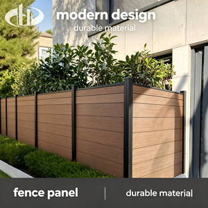 <span class=keywords><strong>Panneau</strong></span> de clôture de piscine modulaire en WPC brun <span class=keywords><strong>anti</strong></span>-rouille de 1,2 m (4 pieds) x 1,8 m (6x8) pour maisons, livraison gratuite - Product Image 1