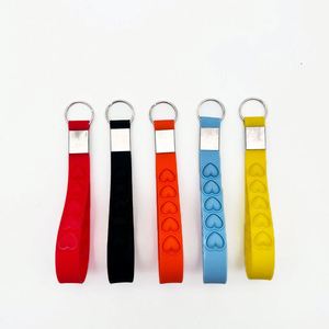 Custom Logo Printed Fashion Mini Pop Keychain Fidget Poppers Push Itting Pop <b>Bubble</b> Fidget Toy Keychain for Boys Girls <b>Kids</b> - Product Image 2