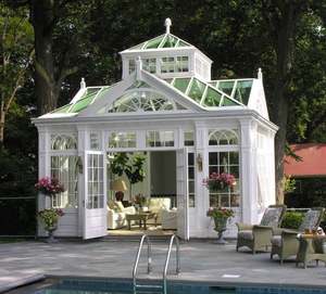 Serre blanche Serre de <span class=keywords><strong>jardin</strong></span> en acier de luxe - Product Image 1