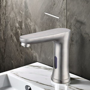 จัดหาอ่างล้างหน้าประหยัดพลังงานใหม่ก๊อกน้ําอัตโนมัติห้องน้ําก๊อกน้ําเซ็นเซอร์ทองเหลือง - Product Image 1