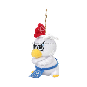 Portachiavi Peluche Uccellino Personalizzabile, Portachiavi Peluche Pulcino Arrabbiato con Servizio OEM ODM - Product Image 2
