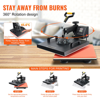 Máquina de prensa de calor digital 8 en 1 para sublimación de tazas, camisetas, zapatos, gorras y platos, impresora de transferencia multifunción.