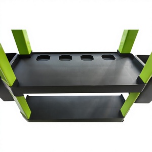 Chariot multifonctionnel pour le lavage et l'entretien automobile avec étagère à trois niveaux - Product Image 6