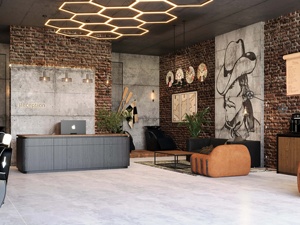 Bespoke Barber Interior Design Service Modern Men Salon Grooming Lounge Renovation and Commercial Retail Store <b>Fitting</b> - Product Image 5