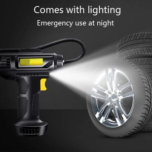 Pompe à vélo 120W <span class=keywords><strong>compresseur</strong></span> d'air portable sans fil filaire pompe gonflable pompe à air portable gonfleur de pneu numérique AutoTire - Product Image 5