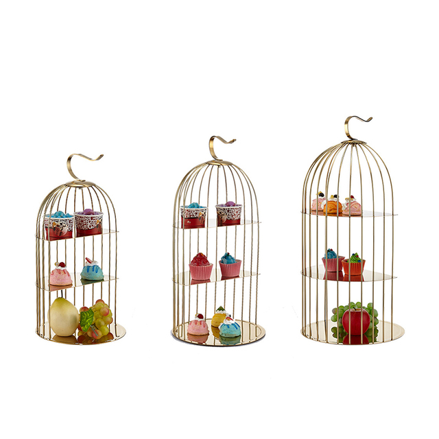 Hotel Restaurant Wedding Gold Buffet Party Food Display Catering Stand Serving Salad Rack Dessert Risers for Food Dishes