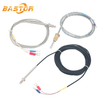 Sonde à vis en acier inoxydable à 2 fils Type E J K Capteur de haute température Rtd Thermocouple M6