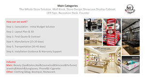 2 תצוגה של 2 uk קניון ורוד ירוק עיצוב קיוסק תצוגת קיוסק ארון תכשיטים חנות עיצוב מארז תצוגה זכוכית - Product Image 4