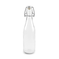 Bouteilles rondes en verre transparent de Chine, 200 ml, 250 ml, 500 ml, 750 ml, 1000 ml, pour jus, qualité alimentaire, boissons, personnalisables