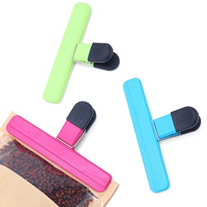 Clips de scellage réutilisables en plastique PE pour la conservation des aliments et les sachets de collations - Conception flexible 3-3,9 pouces x 4-5,9 pouces - Product Image 5