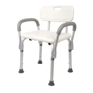 Health care supplies adjustable shower chair used bathing chairs old people assistive device bath bench