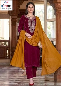 Costume ethnique pakistanais pour femmes, tenue traditionnelle décontractée pour les fêtes, les festivals, les mariages et les occasions spéciales - Product Image 2