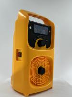Tragbares Notfall-Wetterradio AM/FM SW Solarbetrieben mit Handkurbel USB-Ladegerät mit Eingebautem Lautsprecher & Taschenlampe aus Kunststoff