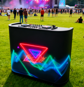 Cabina de DJ LED para Interiores, Mesa de Escenario Portátil con Pantalla, Módulo Flexible Plug and Play para Discotecas, KTV, Bares, Empresas de Alquiler - Product Image 3