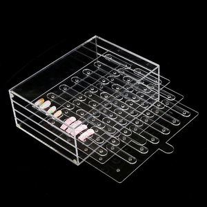Expositor de Uñas Magnético de Acrílico Transparente, Soporte de Exhibición para Salón, Accesorio de Escritorio, Herramienta para Mostrar la Carta de Colores de Esmalte en Gel - Product Image 3