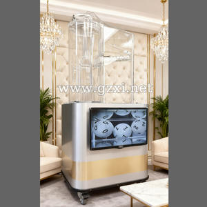 Máquina de Sorteo Electrónica HUAXI Modelo HUAXIA, Sopladores de Aire Acrílicos 1D, Sorteo de Lotería Aleatoria, Bolas de Ping Pong, Juego de Premios Sorpresa - Product Image 4