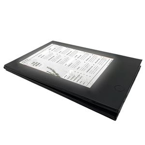 Nhà Hàng A5 A6 PU da <span class=keywords><strong>menu</strong></span> LED Bảng <span class=keywords><strong>menu</strong></span> 2 xem bảng Lều chiếu sáng chiếu sáng <span class=keywords><strong>menu</strong></span> - Product Image 1