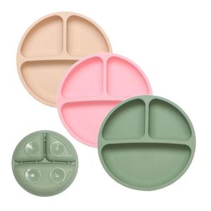 Plato de Silicona Reutilizable y Sostenible con Compartimentos y Ventosa Integrada, Libre de BPA, Apto para Alimentos - Product Image 1