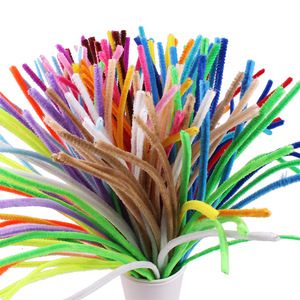 Colorful Pipe Cleaners Plush Craft Supplies For Kids Art DIY Projects 120Pcs Assorted Colors - Product Image 1