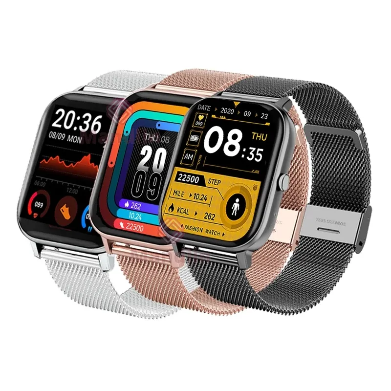 2022 حار بيع الرقمية الذكية الساعات الرجال الكامل اللمس جهاز تعقب للياقة البدنية ضغط الدم الذكية ساعة النساء GTS Smartwatch ل Xiaomi