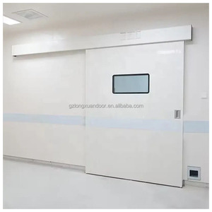 Portes d'hôpital automatiques anti-radiation LONGXUAN, isolation thermique, construction en acier inoxydable/HPL pour les hôpitaux philippins - Product Image 5