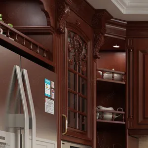 Hot Selling European Style Customize Design Kitchen Cabinet Self Assemble Kitchen Cabinets