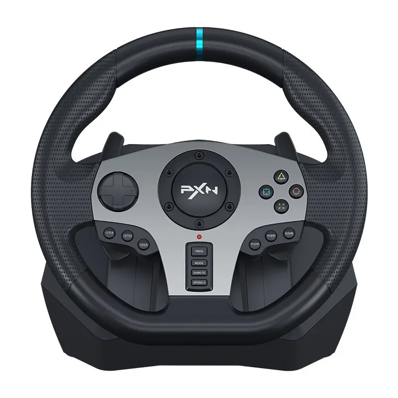 PC Racing Wheel 900 Degree Universal USB Car Sim Game Steering Wheel with Pedals For PC,PS3, PS4, Xbox,Nintendo Switch
