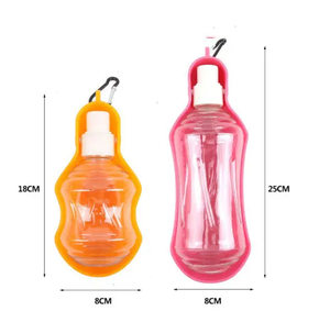 पेटको गर्म बिक्री फोल्डेबल पालतू जानवर यात्रा पीने पानी की बोतल कुत्ते के साथ कुत्ते के लिए कप पालतू - Product Image 3