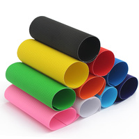 Colored Gift Wrapping Paperboard 50*70cm DIY Handmade A4 Corrugated Paper