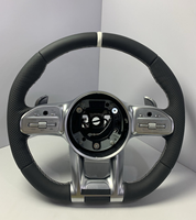 Volant AMG 809 pour Mercedes-Benz C E S GLC GLE GLS W205 W213 W222 X253 W166 W167 GLE300 en fibre de carbone et cuir perforé