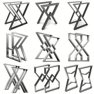 OEM-Auftrags hersteller Edelstahl blech bearbeitung Möbel beine Tisch rahmen Lasers chweiß bearbeitungs service - Product Image 2